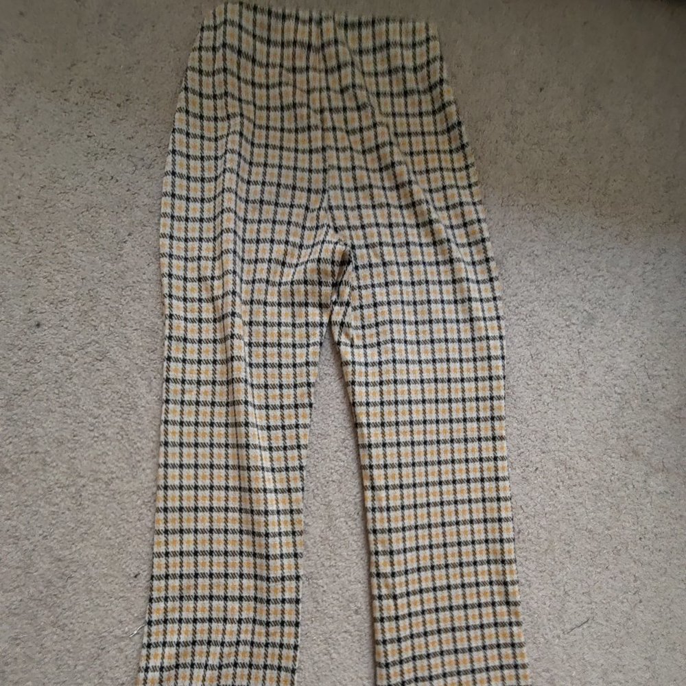 Kick Flare plaid pants